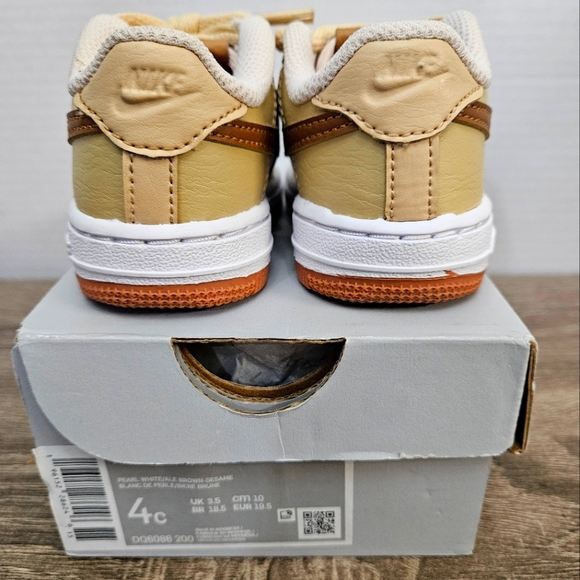 Force 1 LV8 ( TD) 4c Pearl White/Ale Brown-Sesame - Picture 5 of 8